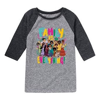 Disney's Encanto Boys 8-20 Family Everything Raglan Graphic Tee