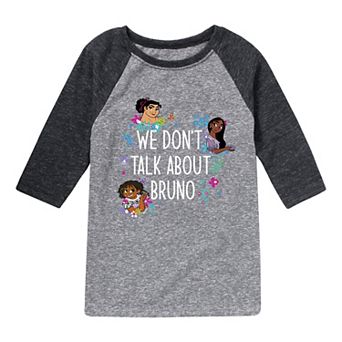 Disney's Encanto Boys 8-20 About Bruno Raglan Graphic Tee