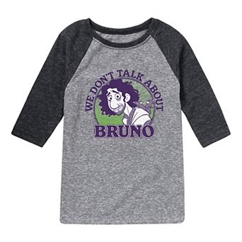 Disney's Encanto Boys 8-20 Talk Bruno Raglan Graphic Tee