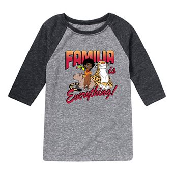 Disney's Encanto Boys 8-20 Antonio Familia Raglan Graphic Tee