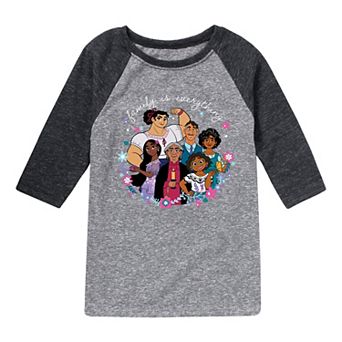 Disney's Encanto Boys 8-20 Family Group Raglan Graphic Tee