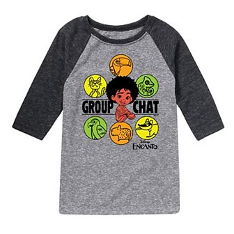 Disney's Encanto Boys 8-20 Antonio Chat Raglan Graphic Tee