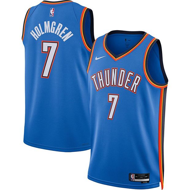 Unisex Nike Chet Holmgren Oklahoma City Thunder Blue 2022 NBA Draft First Round Pick Player Swingman