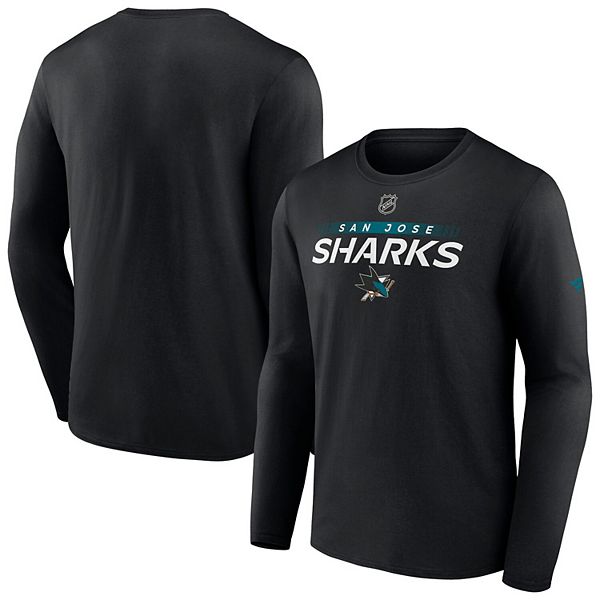 Men's Fanatics Branded Black San Jose Sharks Authentic Pro Core ...