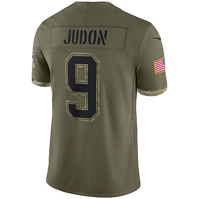 Men s Nike Matthew Judon Olive New England Patriots 2022 Salute To Service Limited Jersey