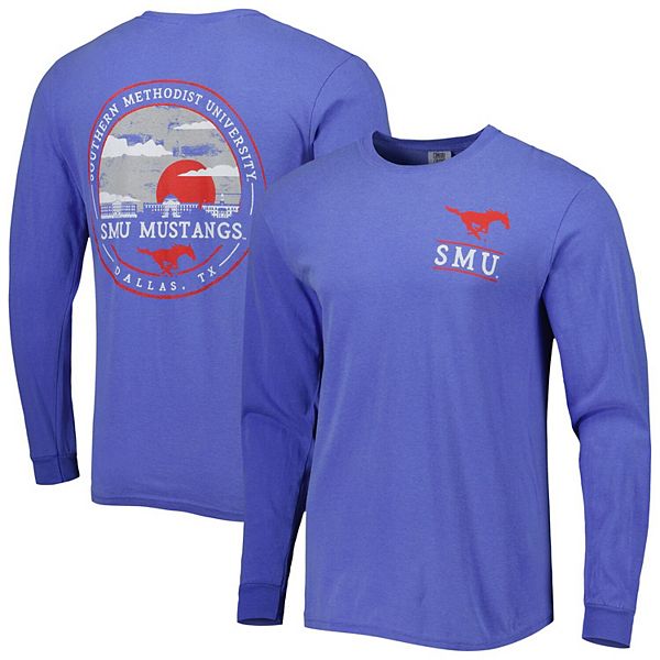 SMU Plaid Mustang 3/4 Sleeve Twirl Bodysuit