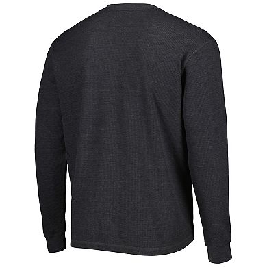Men's Charcoal Dallas Cowboys Maverick Thermal Henley Long Sleeve T-Shirt