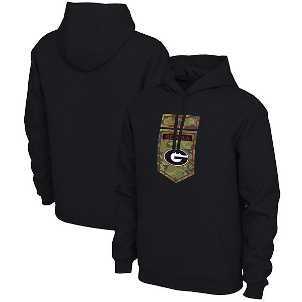 売れ筋商品|||ナイキ パーカー・スウェットシャツ アウター レディース Men's Black ia Bulldogs Veterans Camo Pullover Hoodie Black Men's Nike Black Georgia Bulldogs Veterans Camo Pullover Hoodie