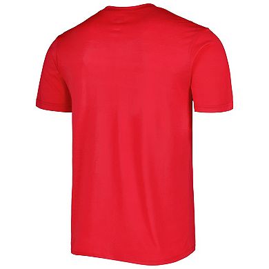 Men's Concepts Sport Red/Black Toronto Raptors Badge T-Shirt & Pajama Pants Sleep Set