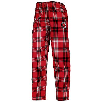 Men's Concepts Sport Red/Black Toronto Raptors Badge T-Shirt & Pajama Pants Sleep Set