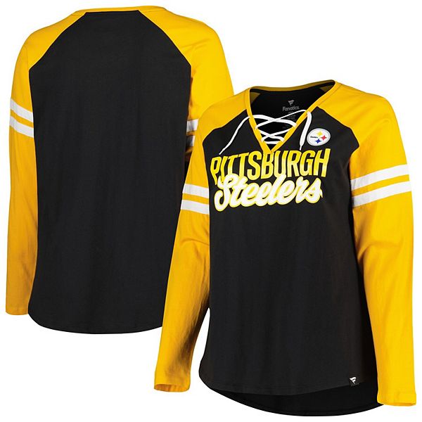 Women's Fanatics Branded Black/Gold Pittsburgh Steelers Plus Size