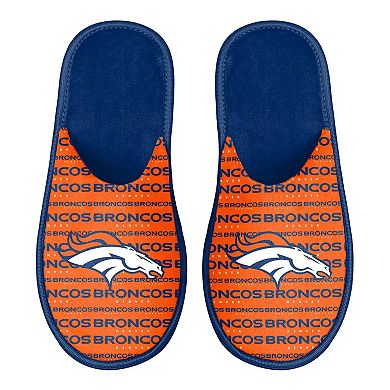 Men's FOCO Denver Broncos Scuff Logo Slide Slippers