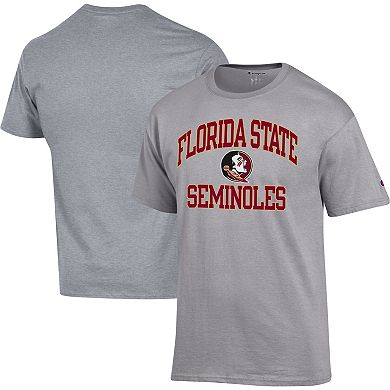 Men's Champion Heather Gray Florida State Seminoles High Motor T-Shirt