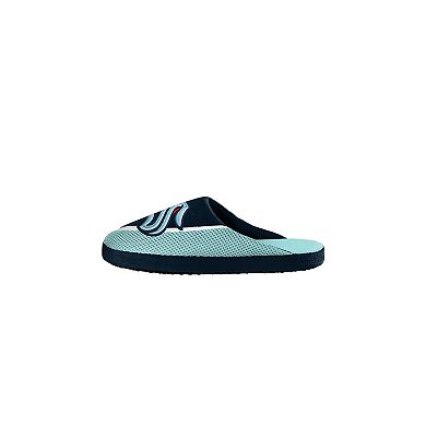 Youth FOCO Seattle Kraken Big Logo Color Edge Slippers