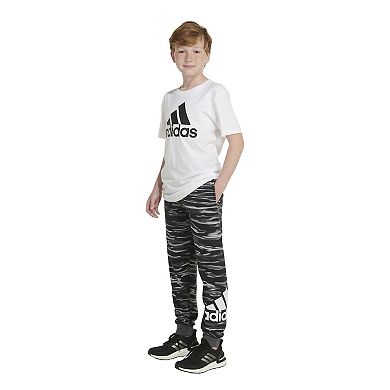 Boys 8-20 adidas AOP Liquid Camo Fleece Joggers