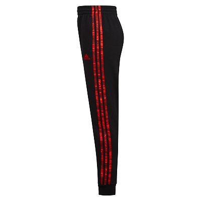 Boys black adidas joggers sales