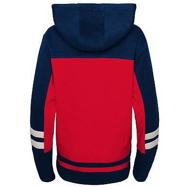 Youth Red Washington Capitals Ageless Revisited Home Lace-Up Pullover Hoodie