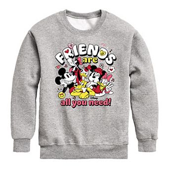 Disney's Friends Are All You Need Boys 8-20 Fleece Sweatshirt