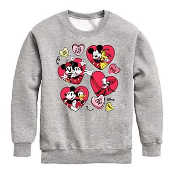 Disney's Valentine Hearts Boys 8-20 Fleece Sweatshirt