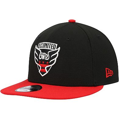 Men's New Era Black/Red D.C. United Two-Tone 9FIFTY Snapback Hat