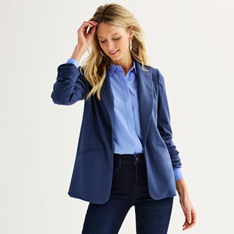Women's Nine West Knit Closureless Blazer
