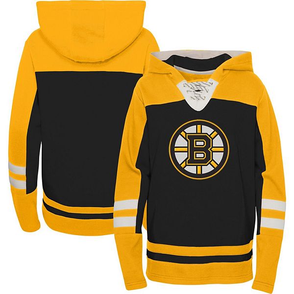Old Time Hockey Futures Collection NHL Boston Bruins Black Hoodie Youth  Medium