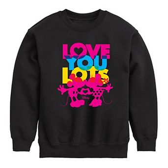 Disney's Love You Lots Kiss Boys 8-20 Fleece Sweatshirt