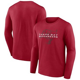 Men's Fanatics Branded Red Tampa Bay Buccaneers Advance to Victory Long Sleeve T-Shirt