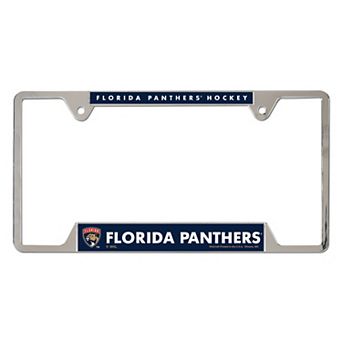 WinCraft Florida Panthers Chrome Plated Metal License Plate Frame