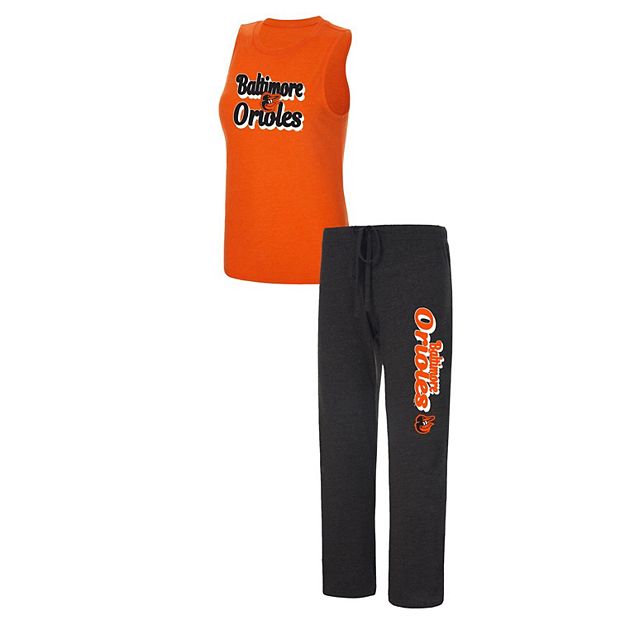 Concepts Sport /orange Baltimore Orioles Wordmark Meter Muscle