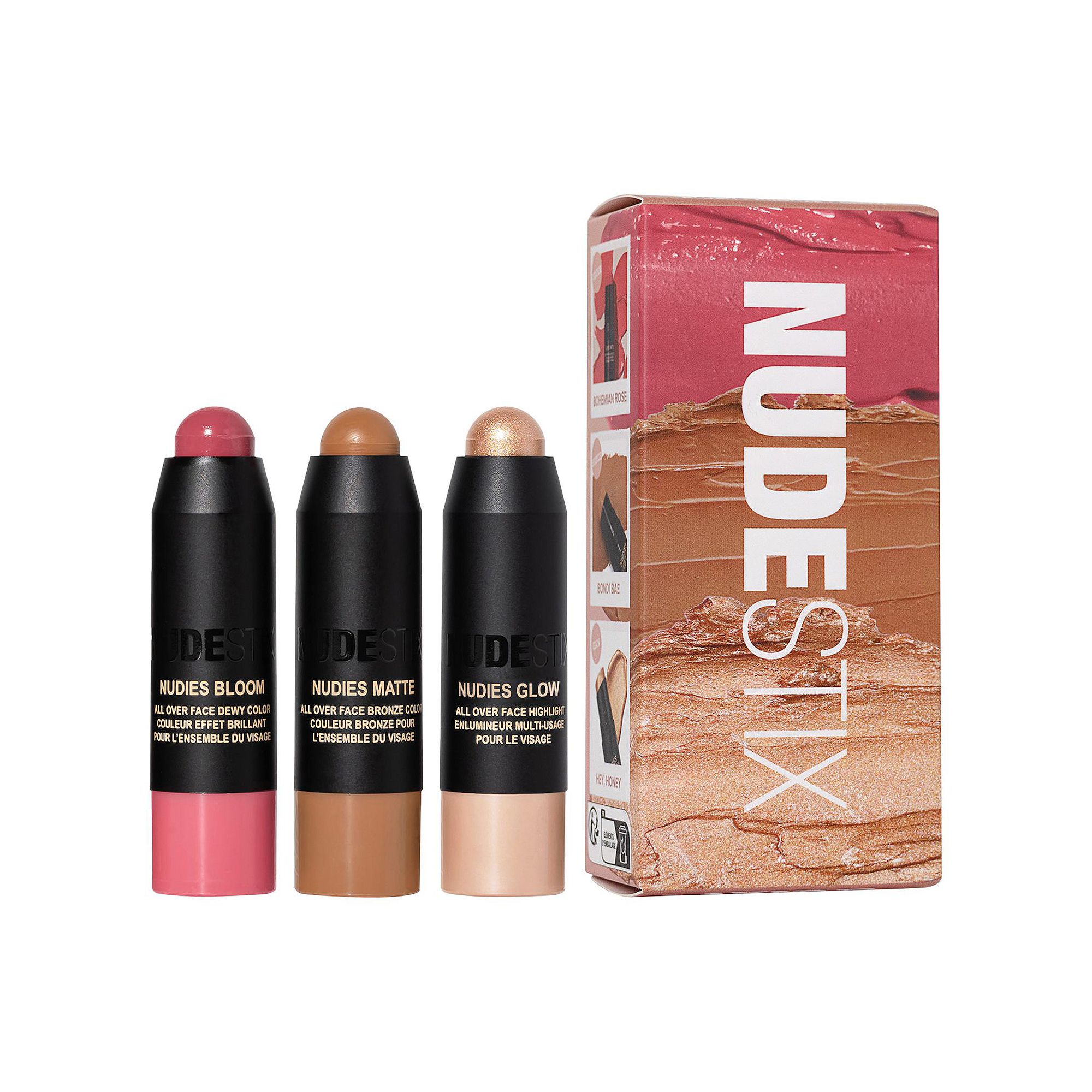 NUDESTIX Mini NUDIES Roses N Honey Nudes 3pc Kit, Size: 1.9Oz, Na