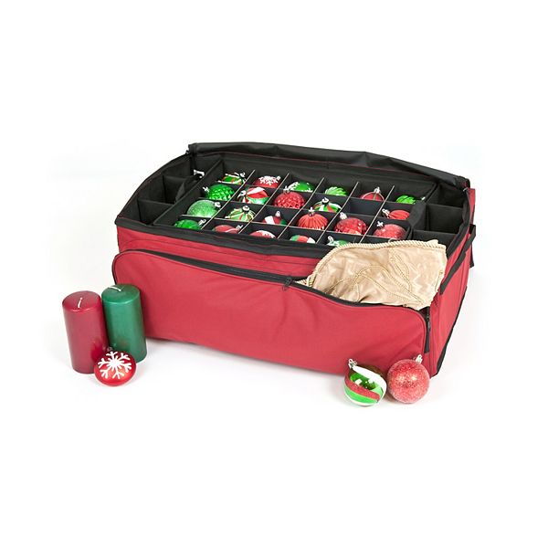 3Tray Christmas Ornament Pro Storage Bag Holds up to 72 Ornaments