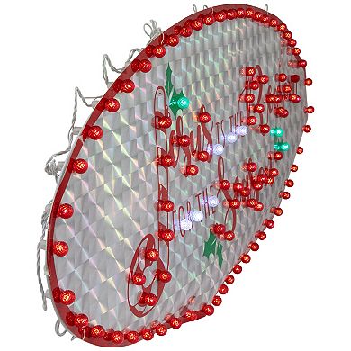 43" LED Lighted Holographic Merry Christmas Sign Outdoor Decoration