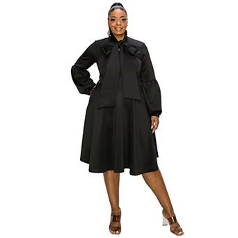 Plus Size Bekah Flare Pocket Dress