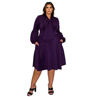 Plus Size Bekah Flare Pocket Dress