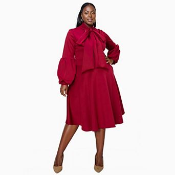 Plus Size Bekah Flare Pocket Dress
