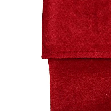 18" Solid Red Traditional Hanging Christmas Stocking