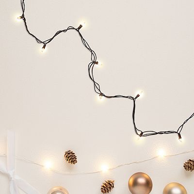 Christmas Light Bulbs Christmas Mini Light String Sets 20 Light Brown ...