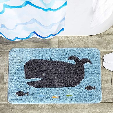 Non-Slip Microfiber Bath Mat For Kids Bathroom Set - Quick Drying, Mold
