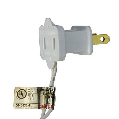 10 Count Clear LED Twinkle Star Icicle Christmas Lights 10.25 ft White Wire