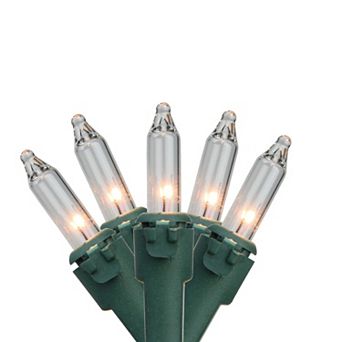 4' x 6' Clear Net Style Christmas Lights Green Wire