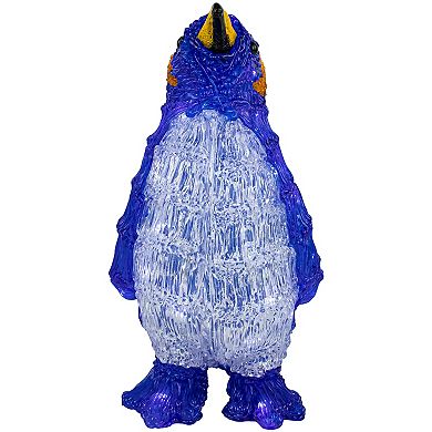12.5" Lighted Commercial Grade Acrylic Penguin Christmas Display Decoration