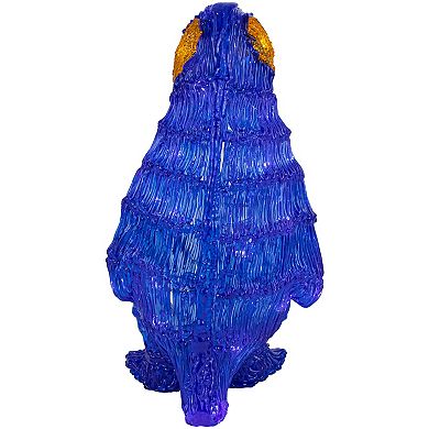 12.5" Lighted Commercial Grade Acrylic Penguin Christmas Display Decoration