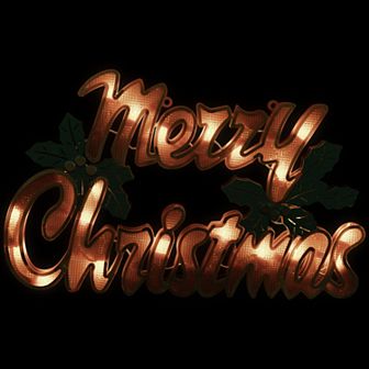 16.5" Lighted 'Merry Christmas' Window Silhouette