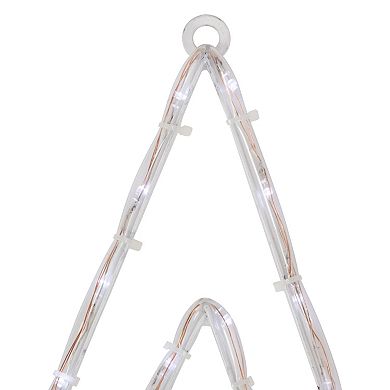 24" Lighted Layered Stars with Controller Window Silhouette Christmas Decoration
