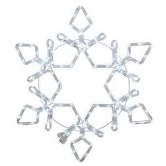 LED Rope Light Snowflake Commercial Christmas Decoration 48 Inch