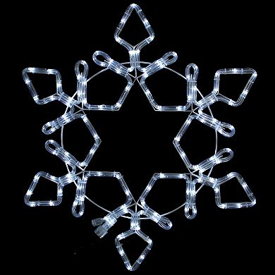 LED Rope Light Snowflake Commercial Christmas Decoration 48 Inch