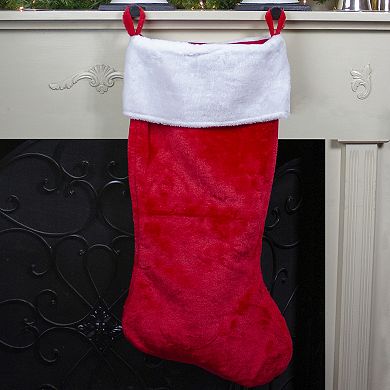 36" Oversized Red and White Christmas Stocking