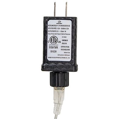 8-Inch LED Lighted Christmas Hanging Ball Decoration - Warm White Lights