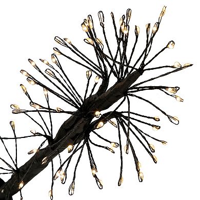 24" LED Lighted Snowflake Christmas Decoration Warm White Lights